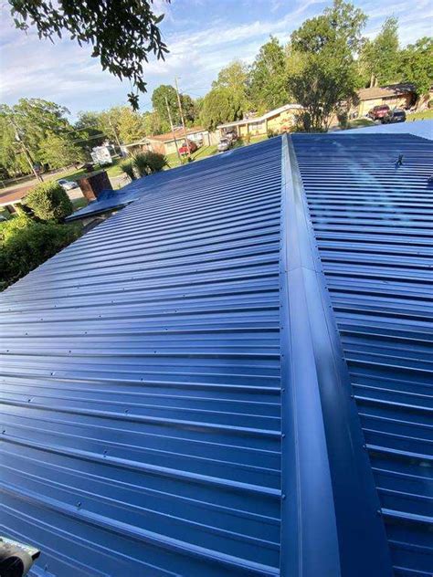 blue metal roof houses|blue metal roofing panels.